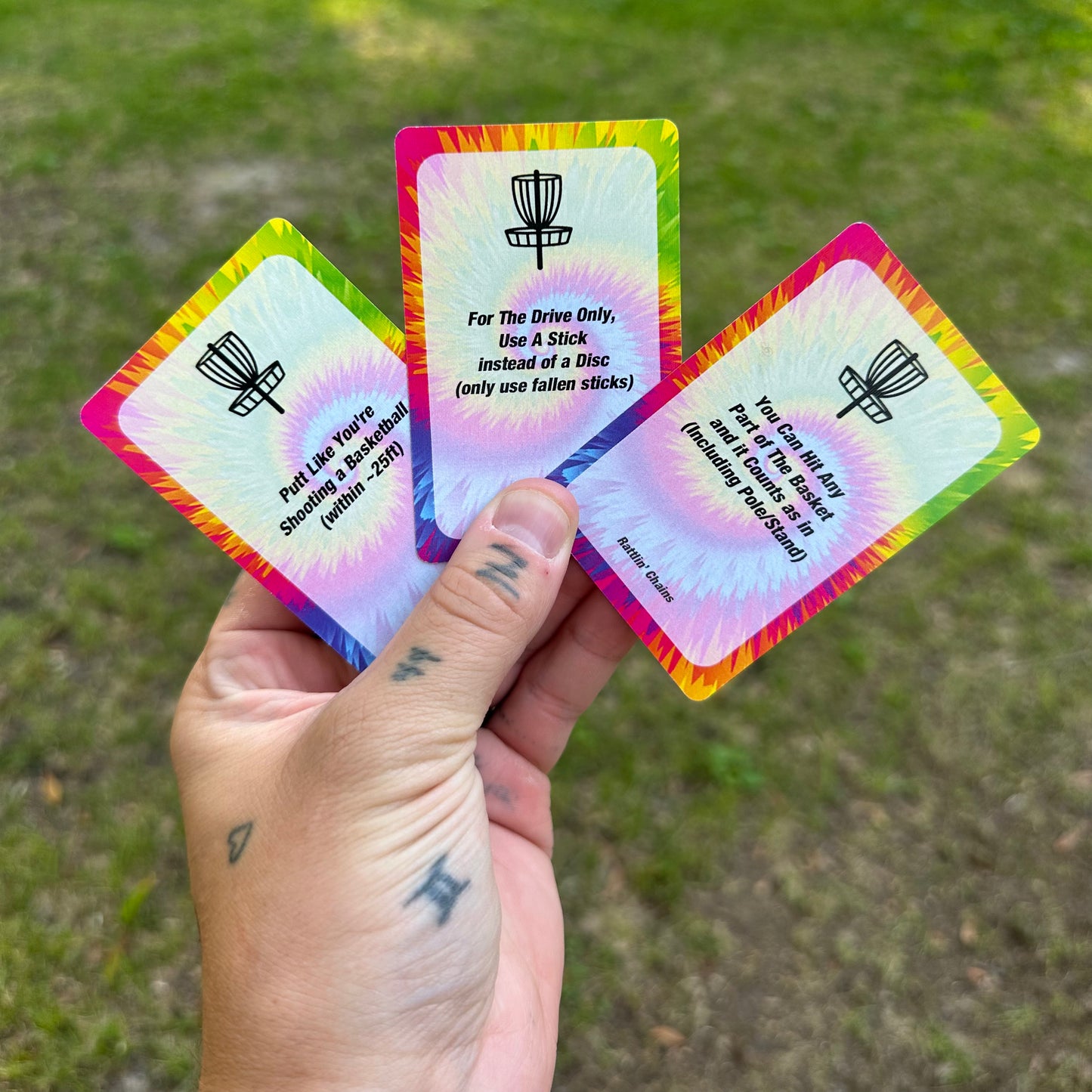 Rattlin' Chains Disc Golf Card Game